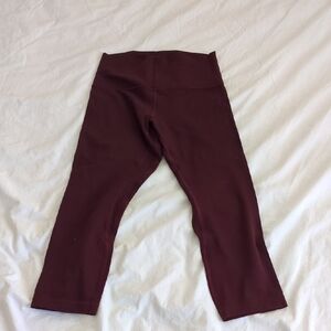 Lululemon Align Marron Cropped Leggings